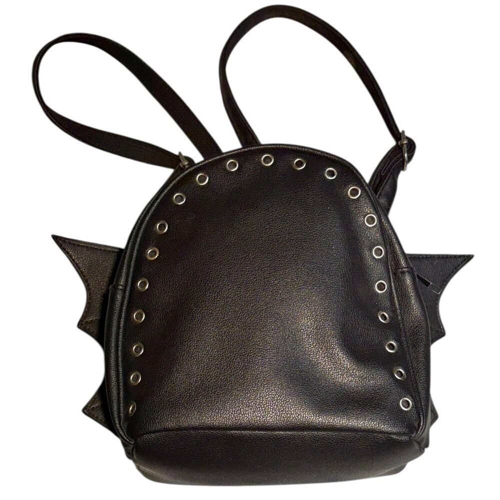 Bioworld Black Mini Backpack Bat Wing Bag Purse